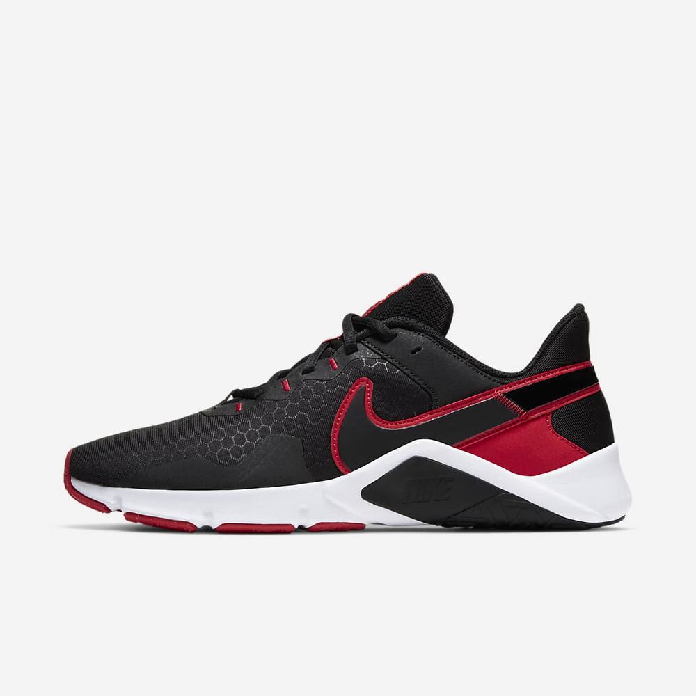 Chaussure De Fitness Nike Legend Essential 2 Noir 9675-420 Black/University Red/White/Black Homme | PJK-21815078